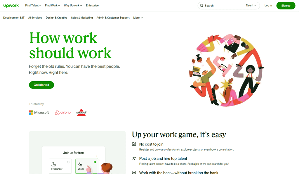 موقع upwork