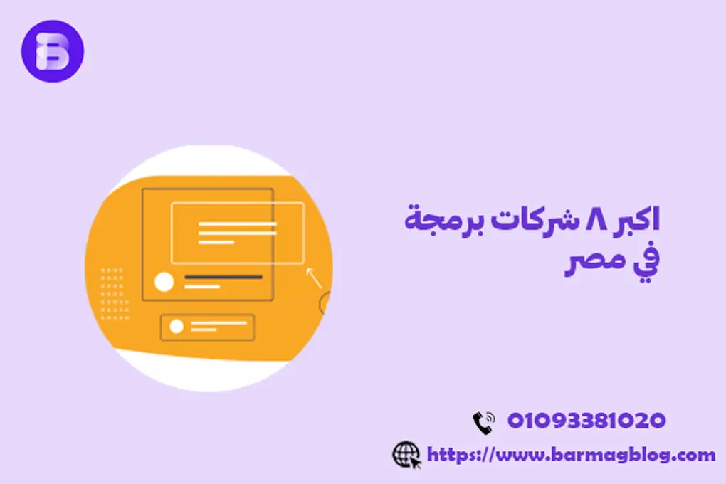 اكبر 8 شركات برمجة في مصر